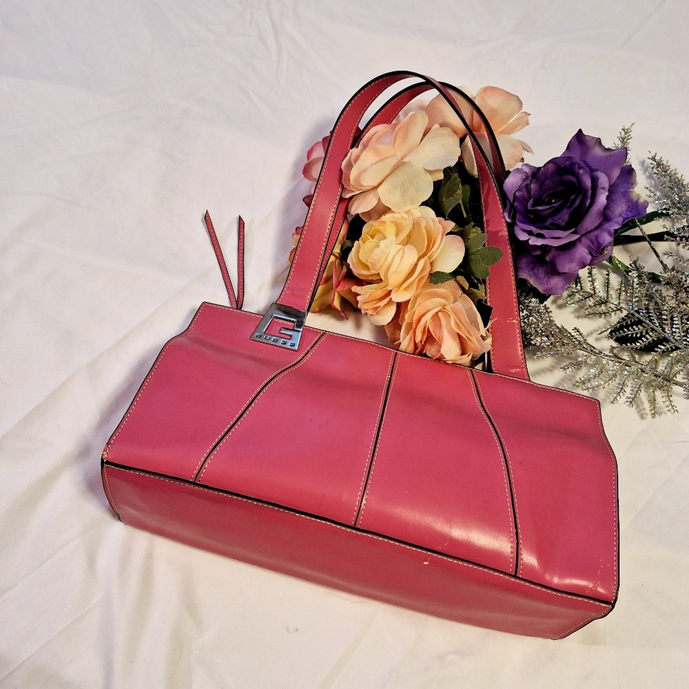 GUESS PINK SHOULDER BAG – VINTAGE